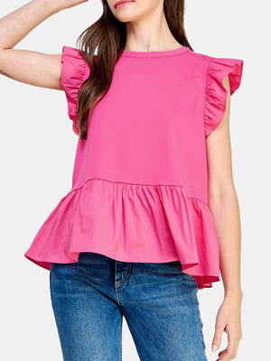 crew-neckline-ruffle-sleeves