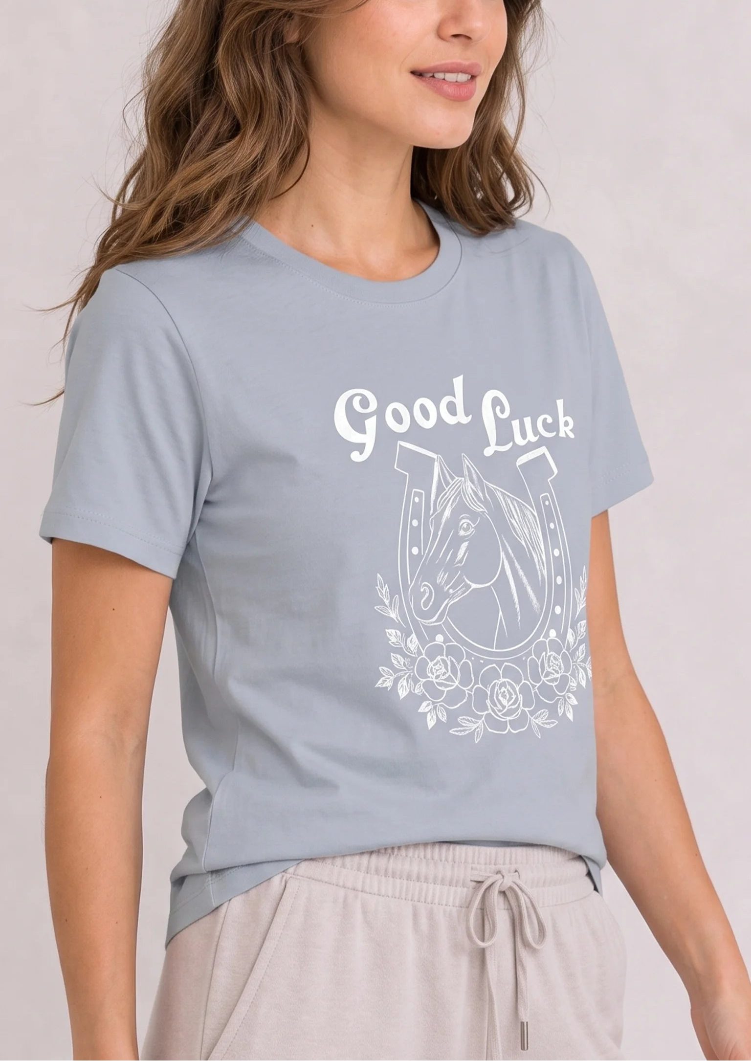 Good Luck Blue Tee