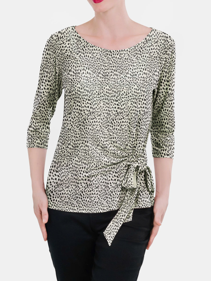 Side Waist Tie Top