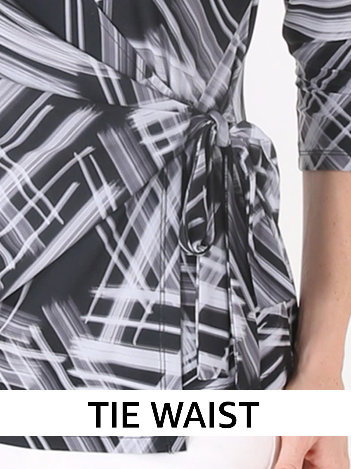 Tie-Waist Surplice Top