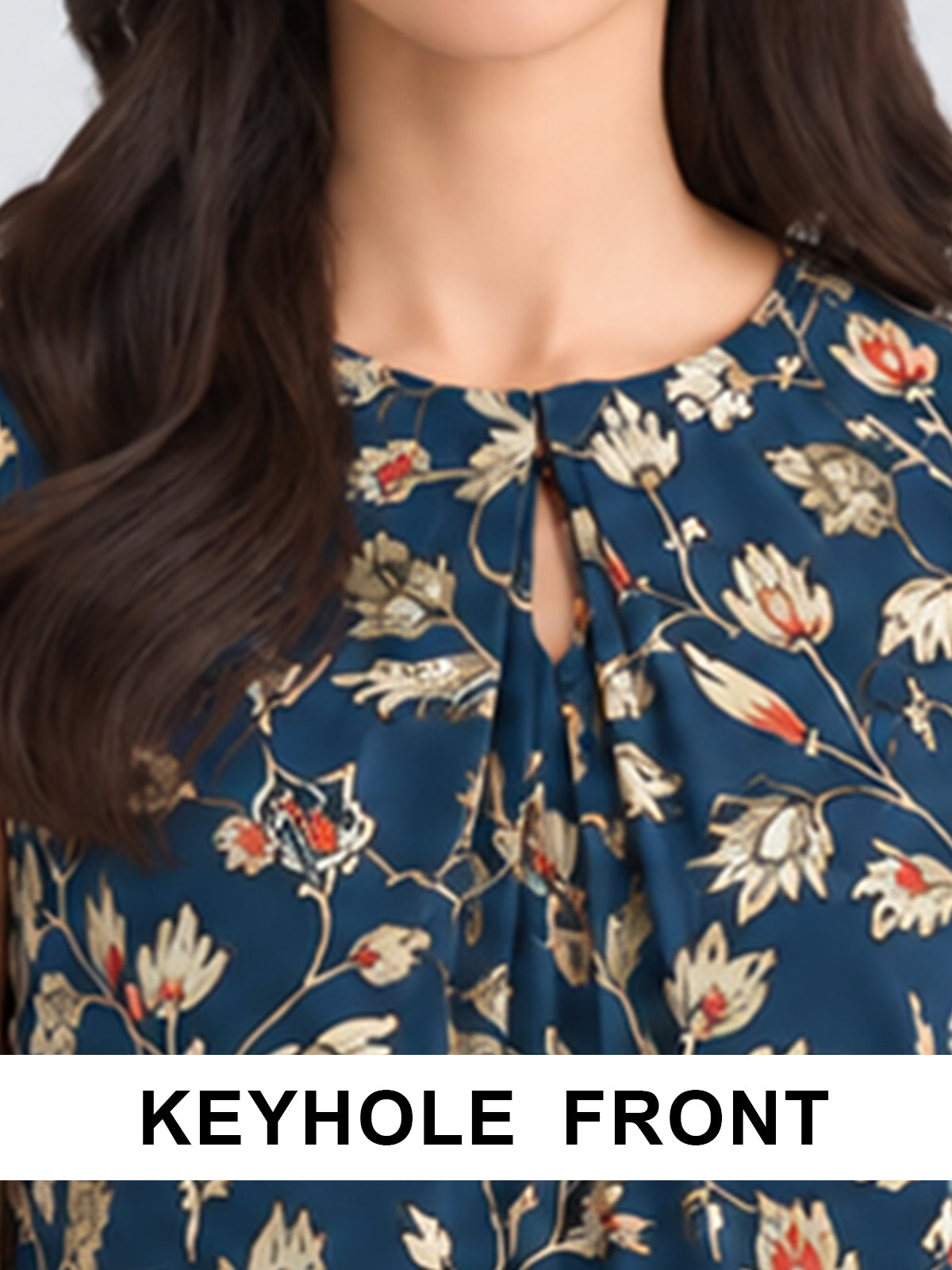 Front Keyhole Sleeveless Top