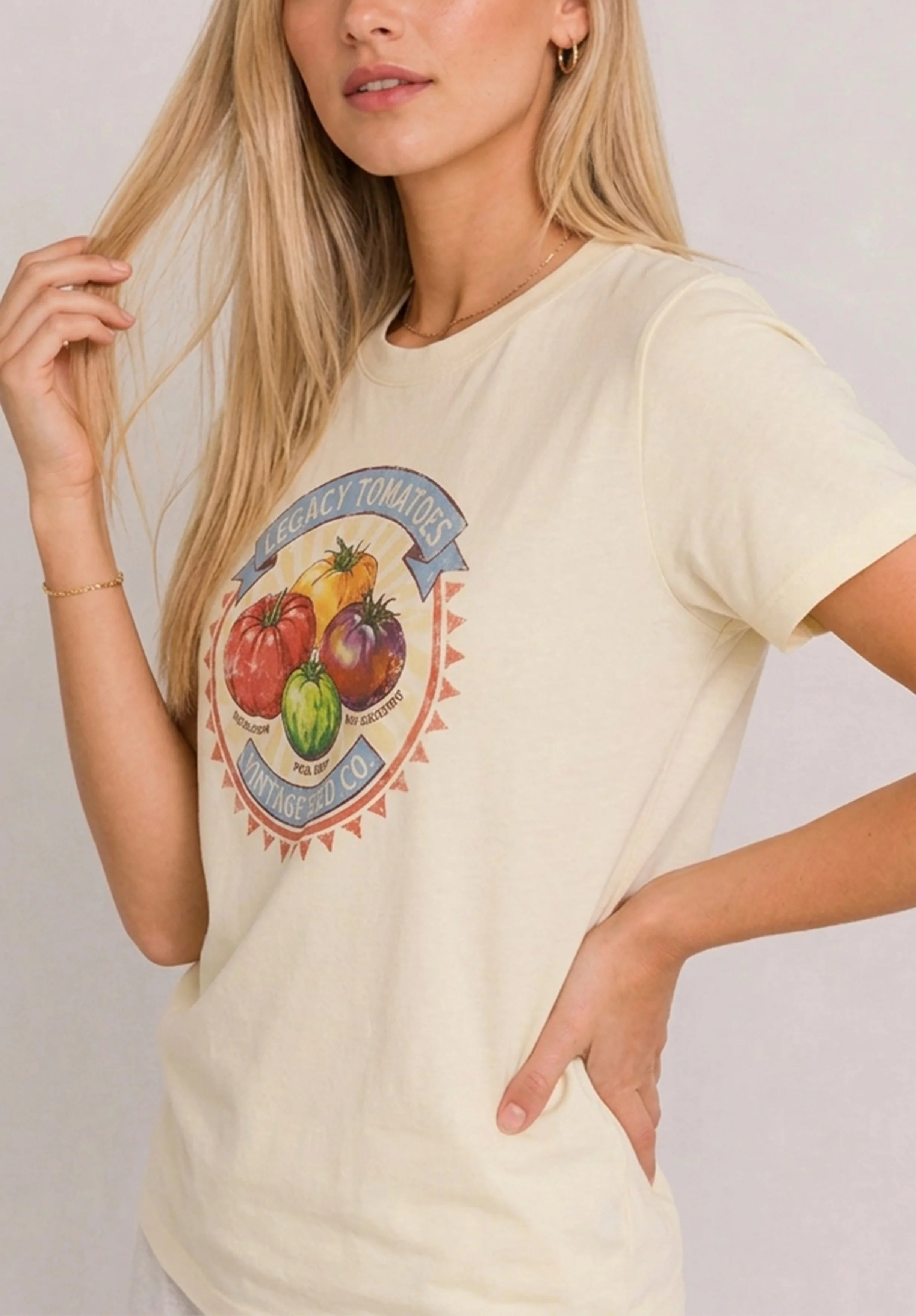 Legacy Tomatoes Cream Tee