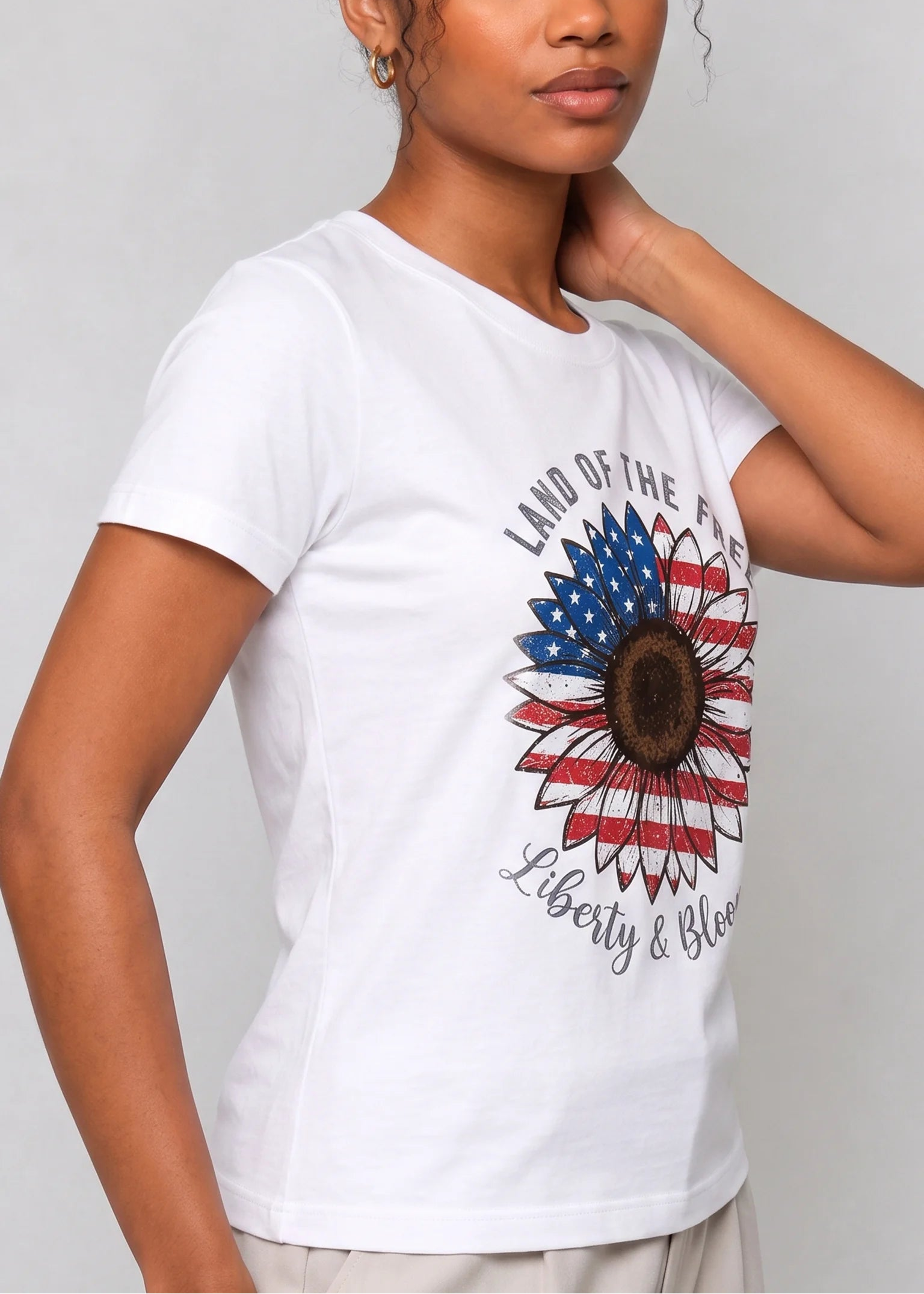 Liberty Bloom White Tee