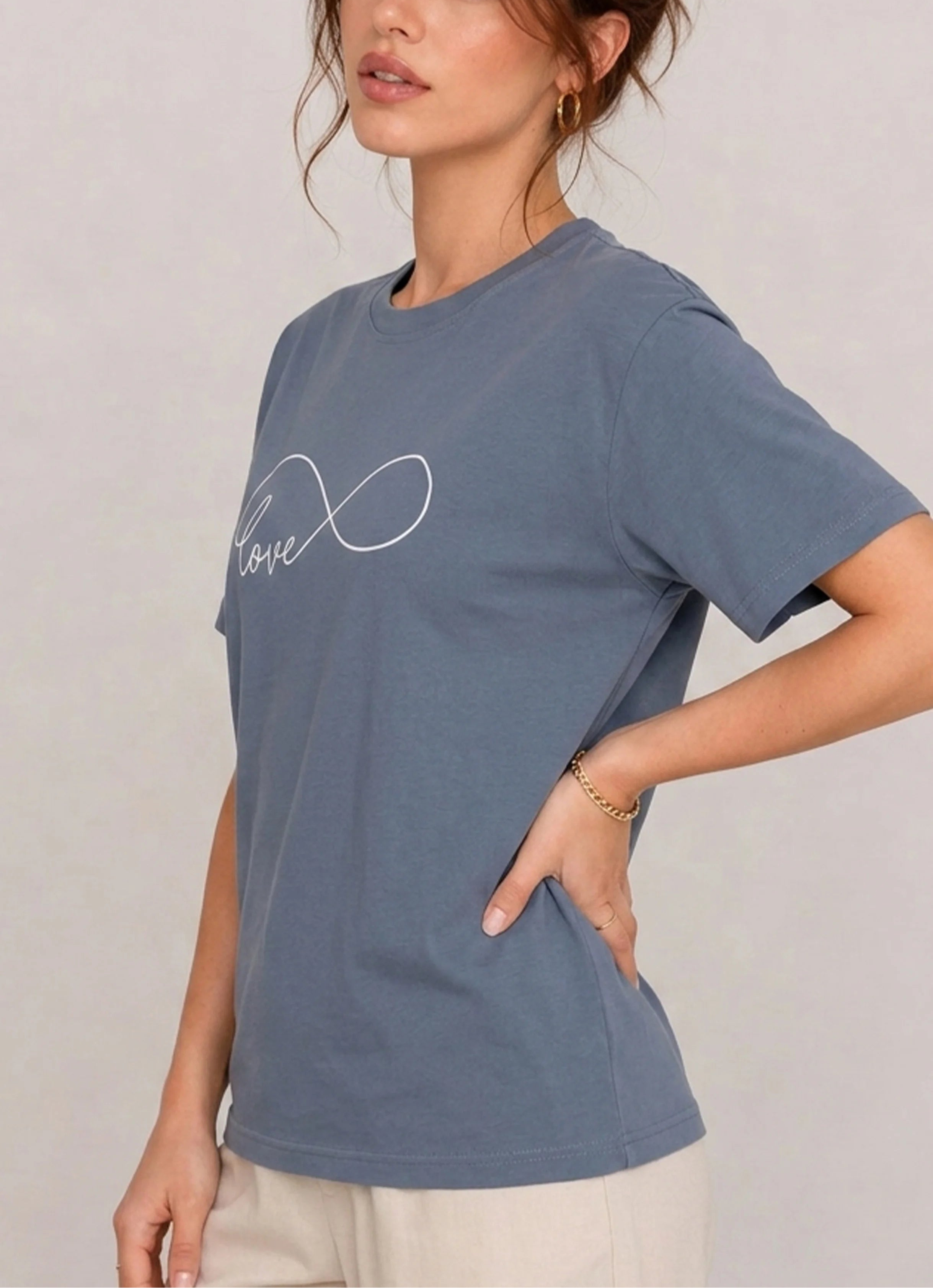 Love Infinity Blue Tee