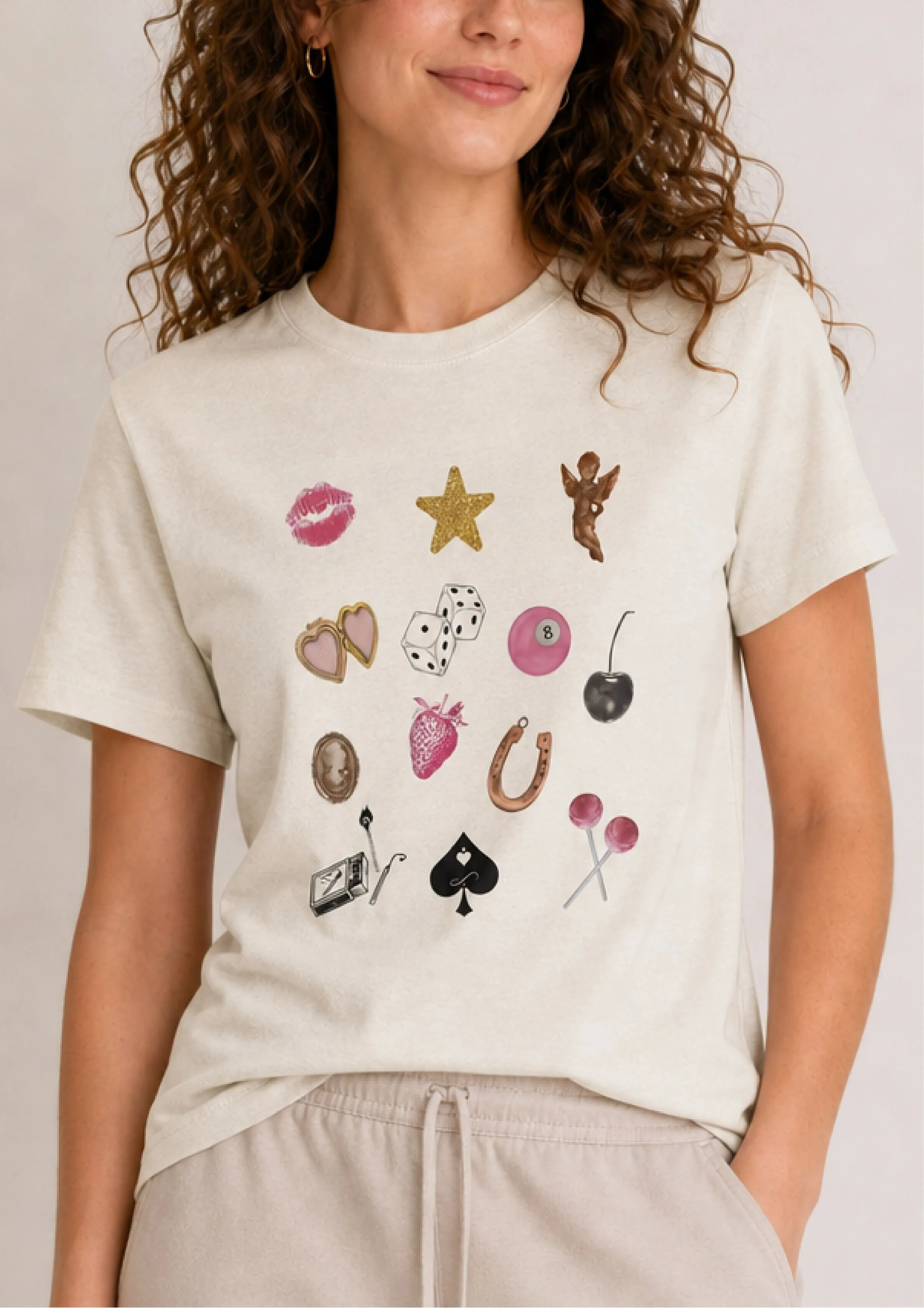 Lucky Charms Ivory Tee