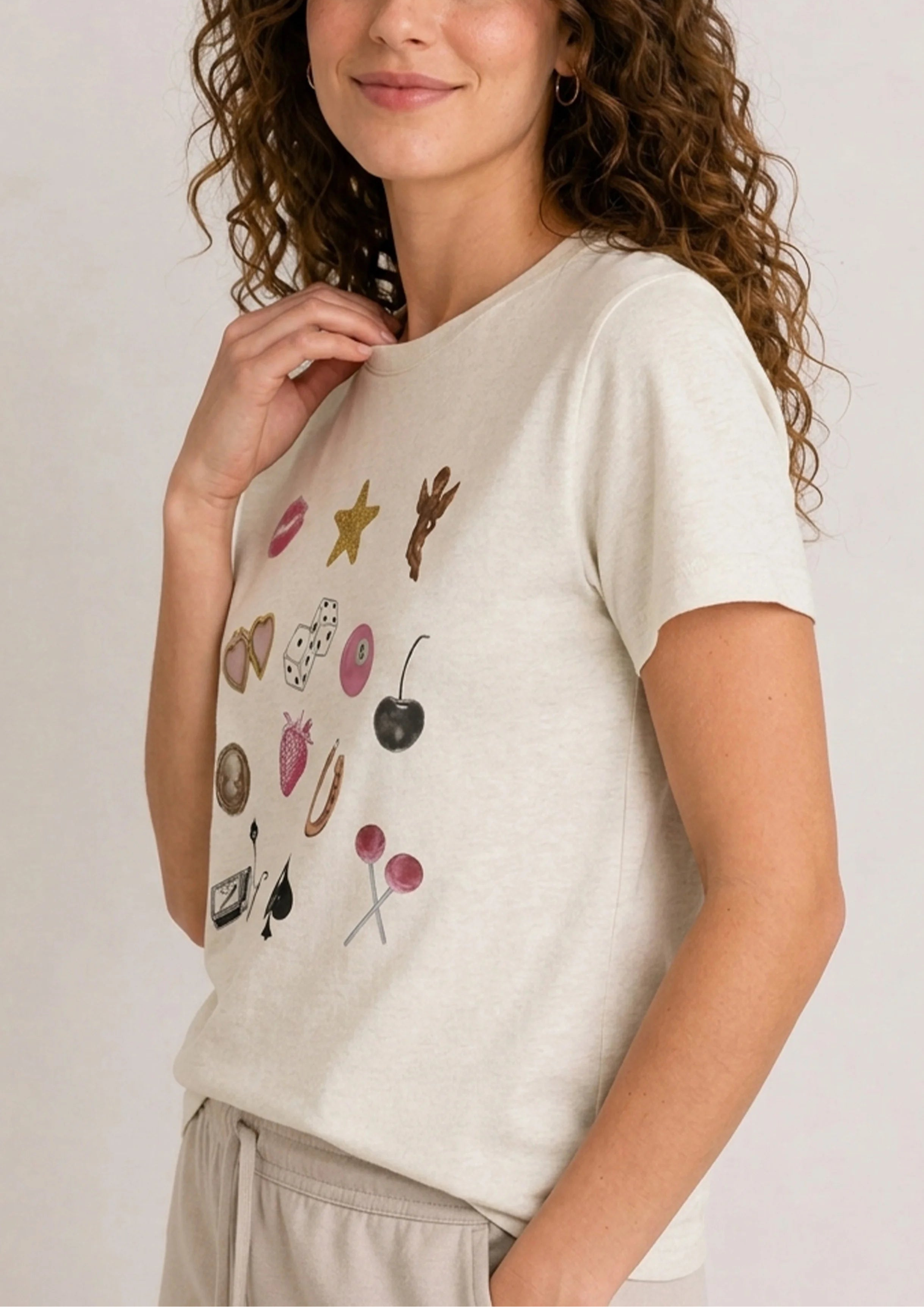 Lucky Charms Ivory Tee