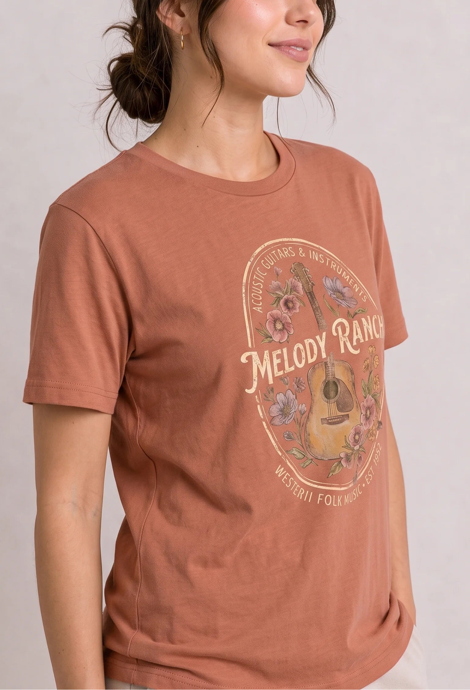 Melody Ranch Rust Tee