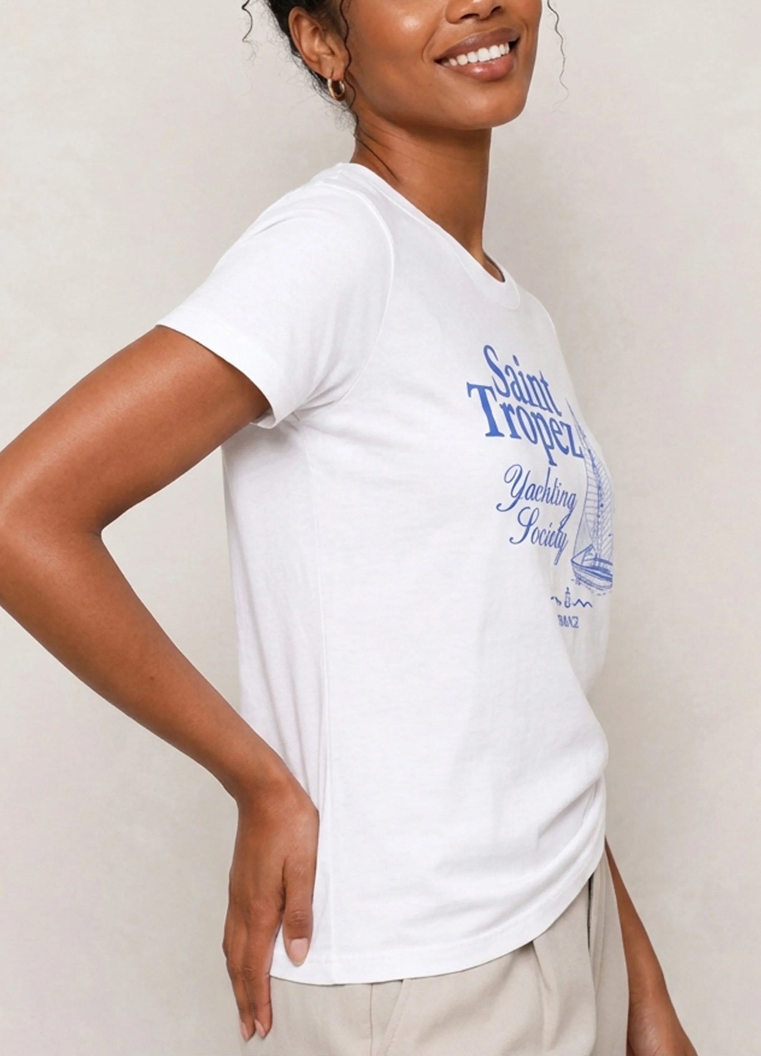 Saint Tropez Yachting White Tee
