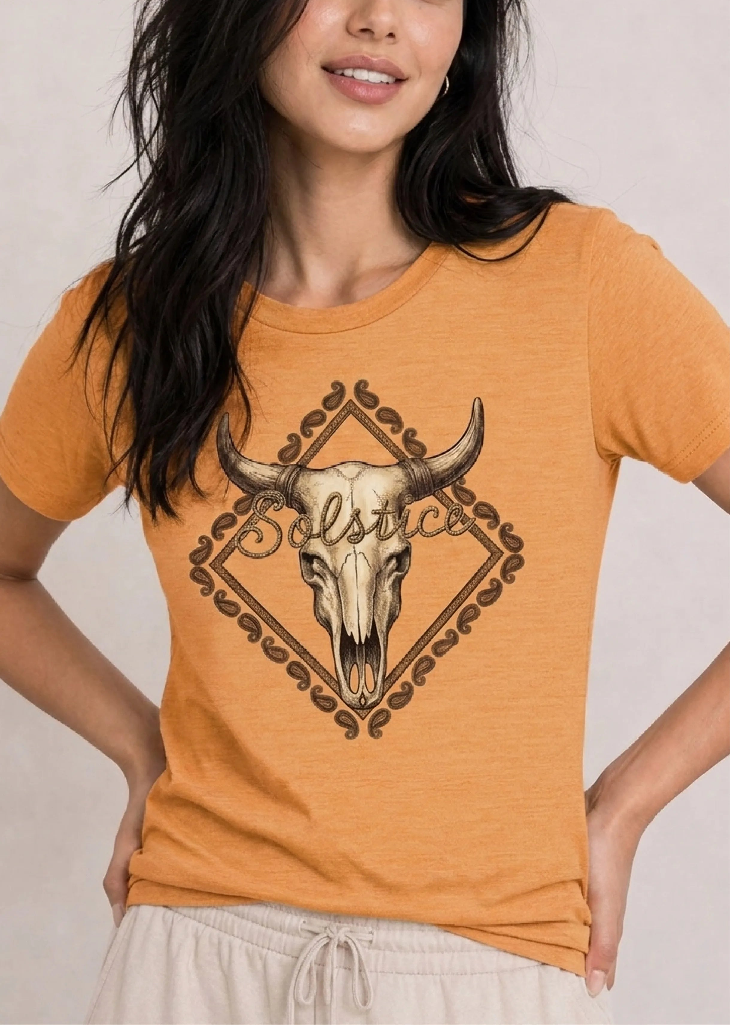 Solstice Orange Tee