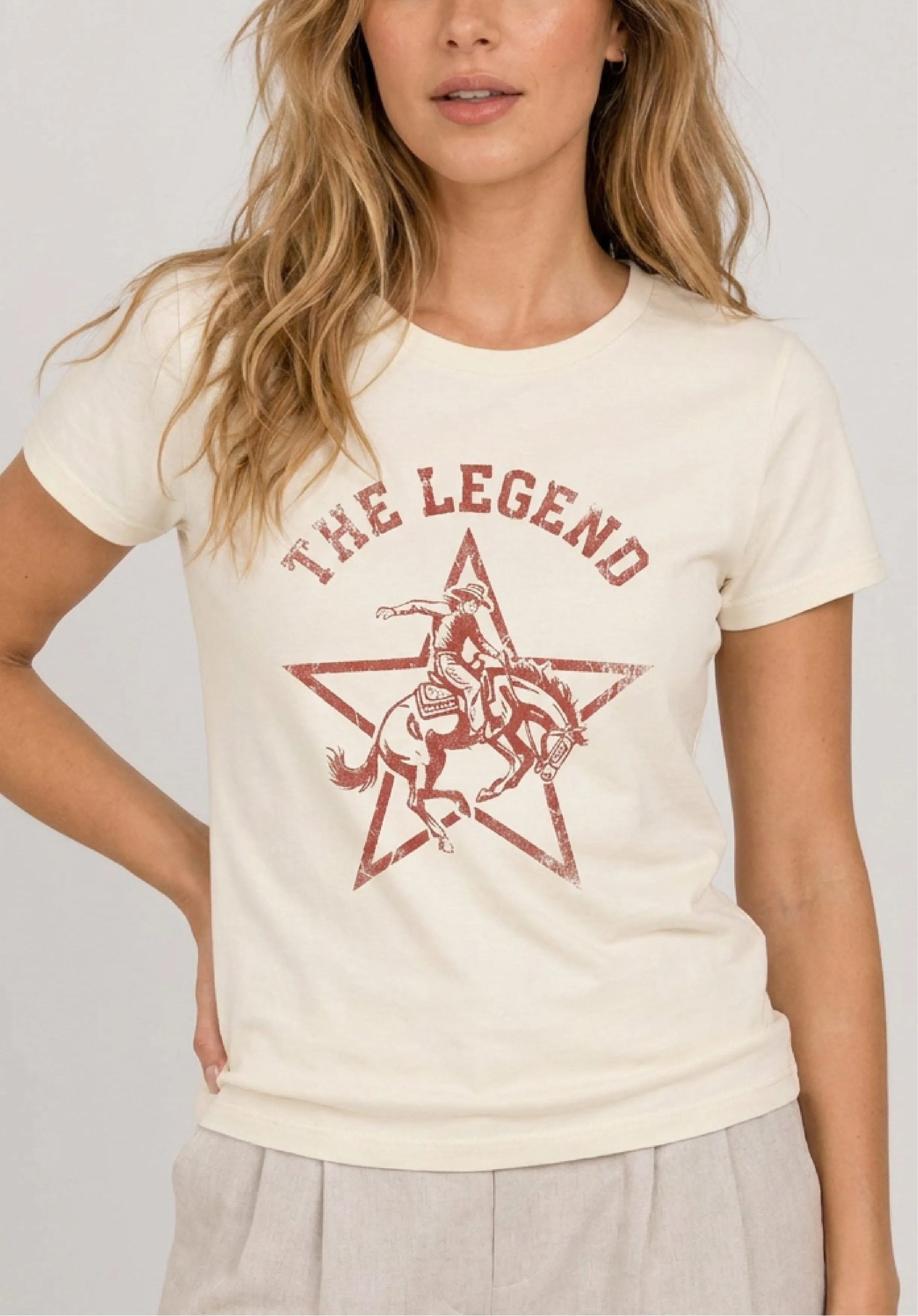 The Legend Cream Tee