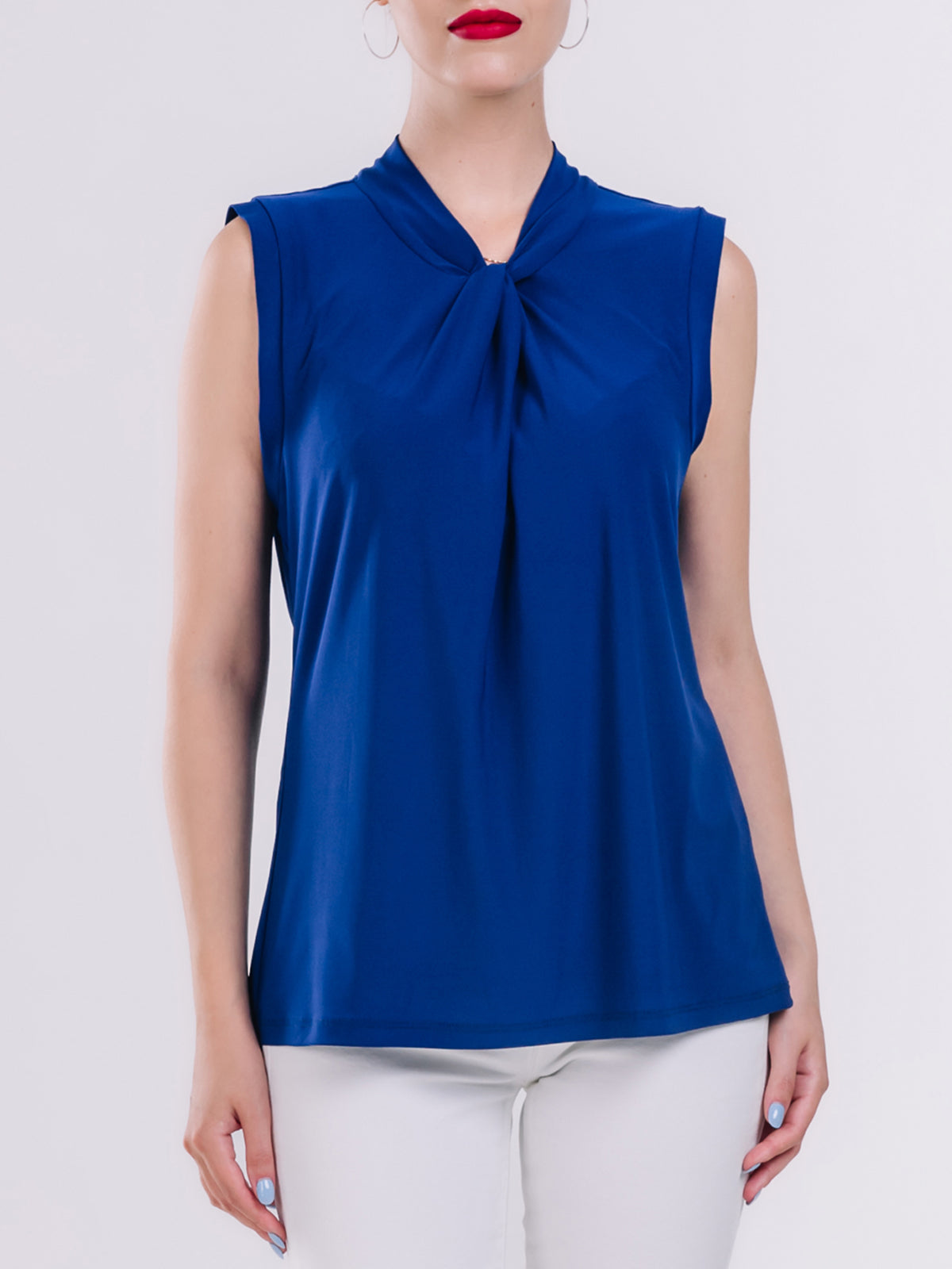 Knot Neck Knit Top