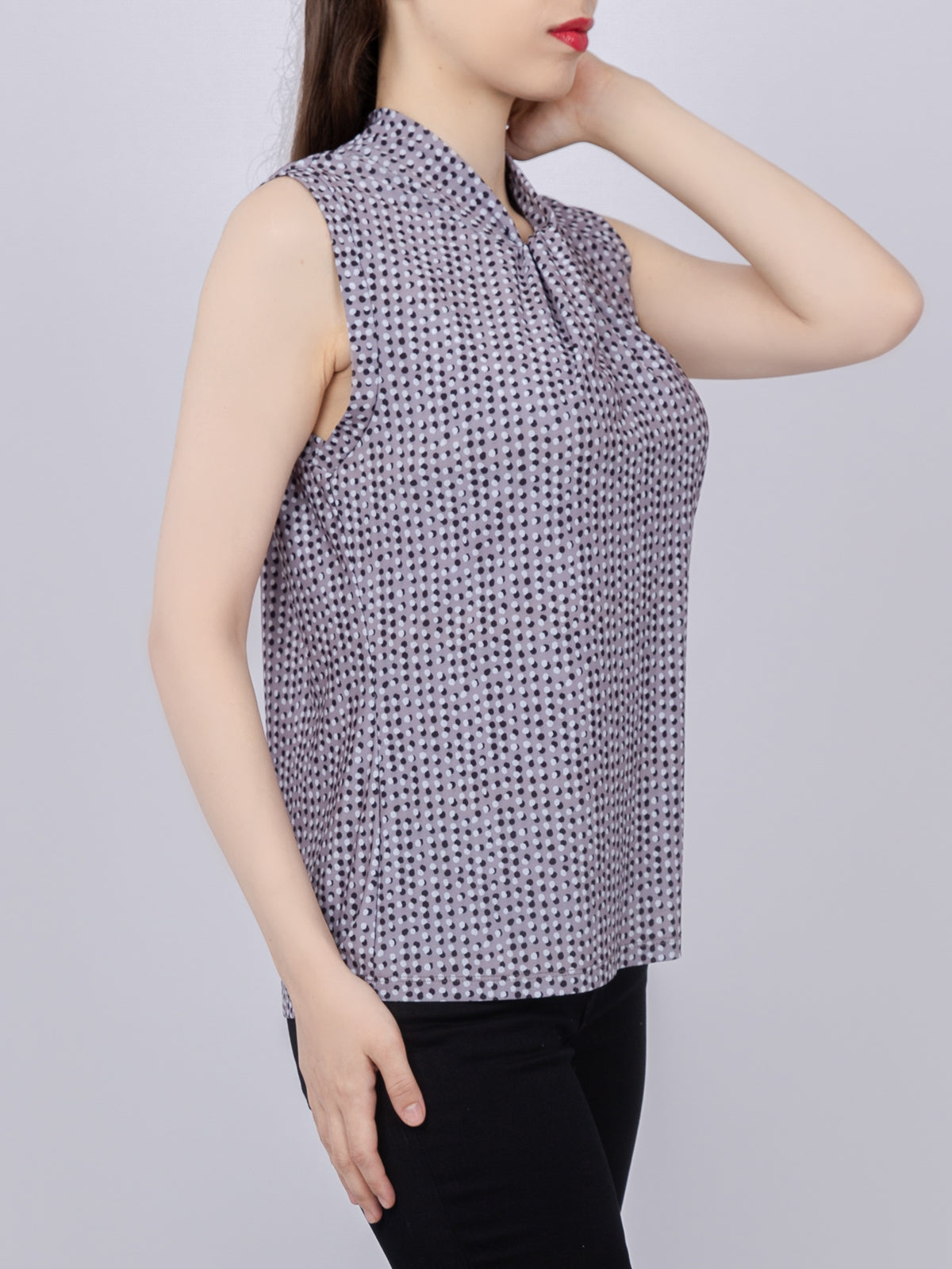 Knot Neck Knit Top