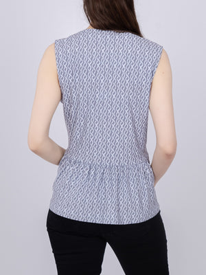 Flare Detail Knit Top