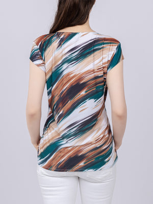 Cowlneck Knit Top