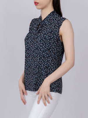 Knot Neck Knit Top