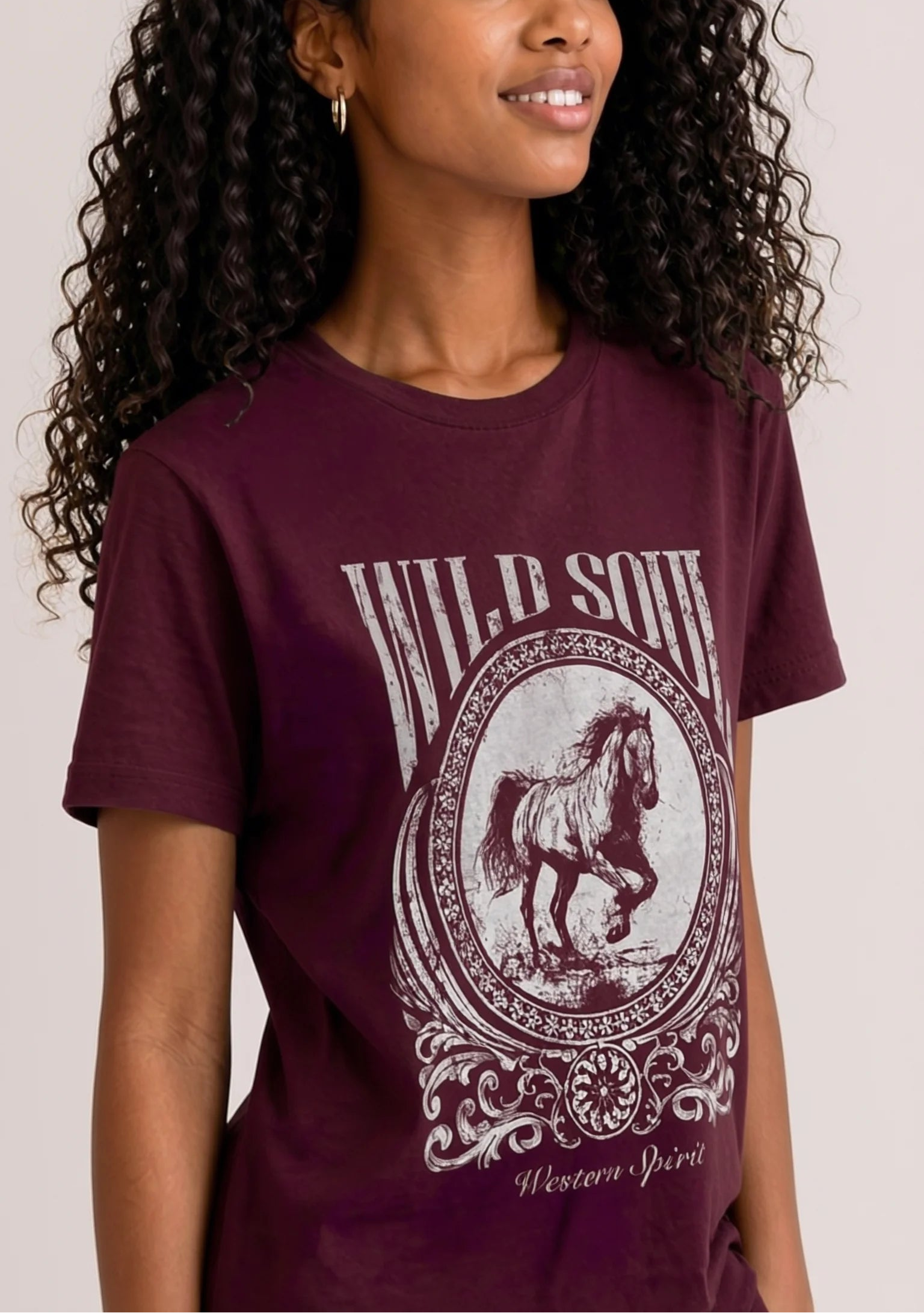 Wild Soul Burgundy Tee