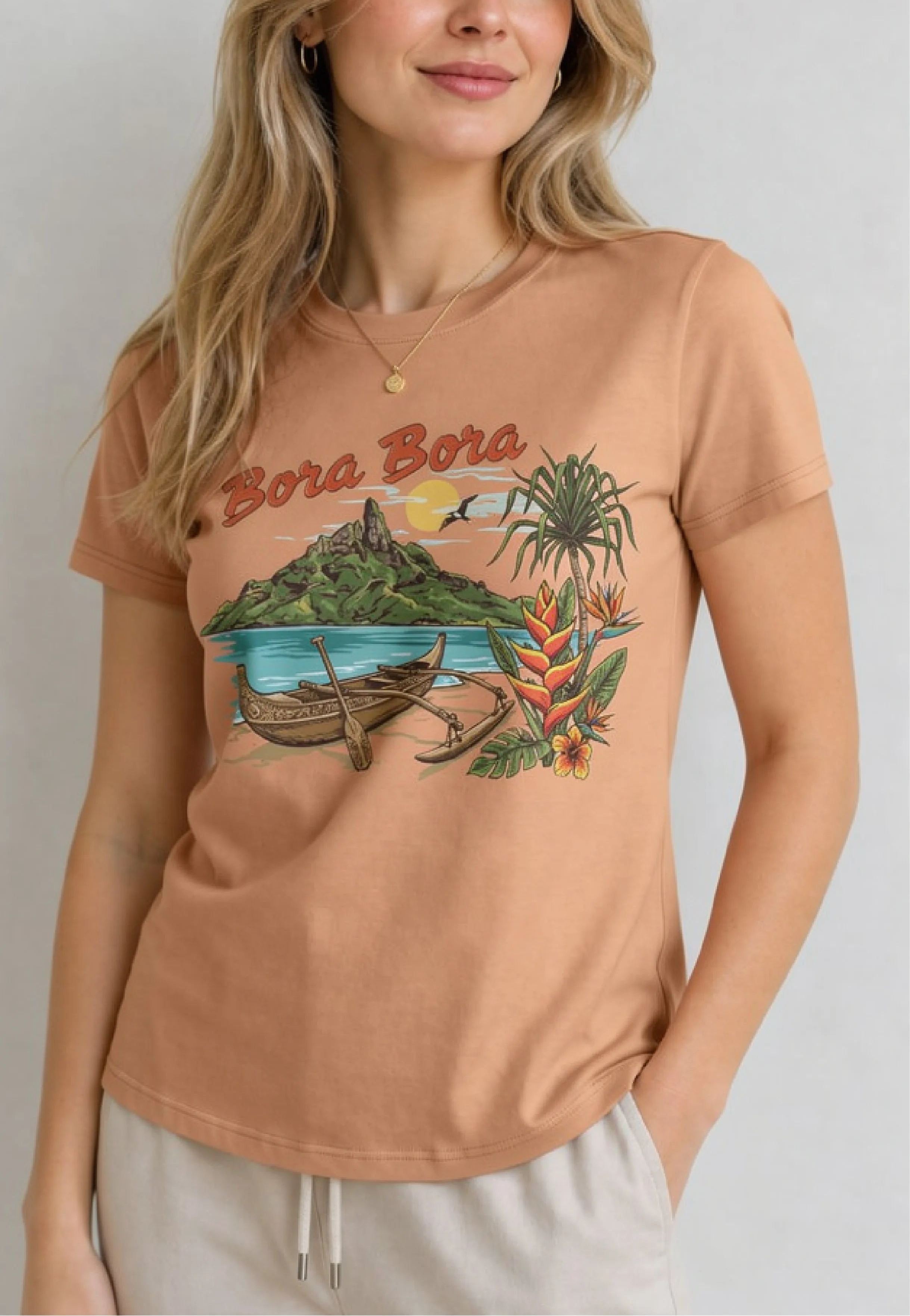 Bora Bora Island Clay Tee