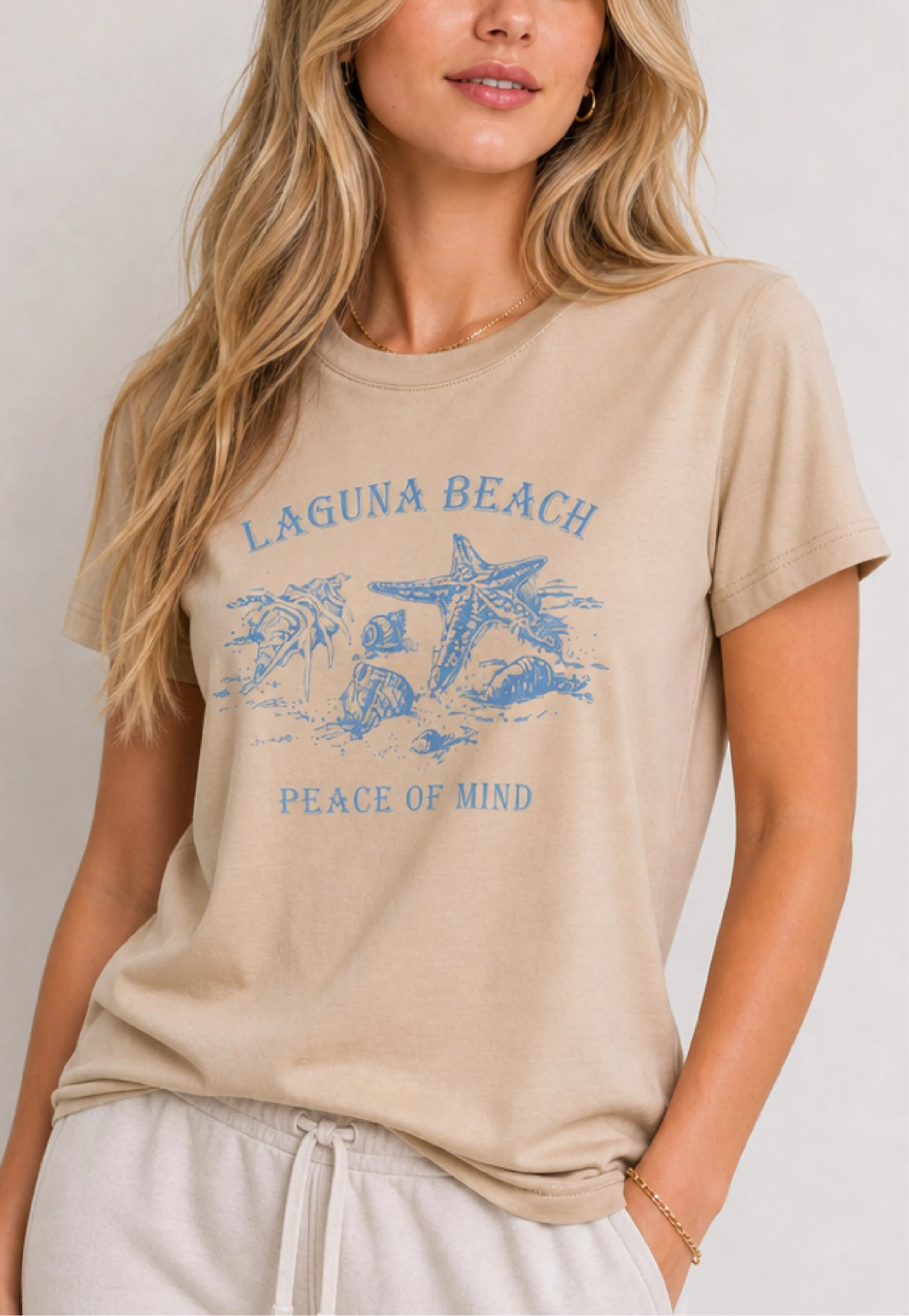 Laguna Beach Shells Sand Tee