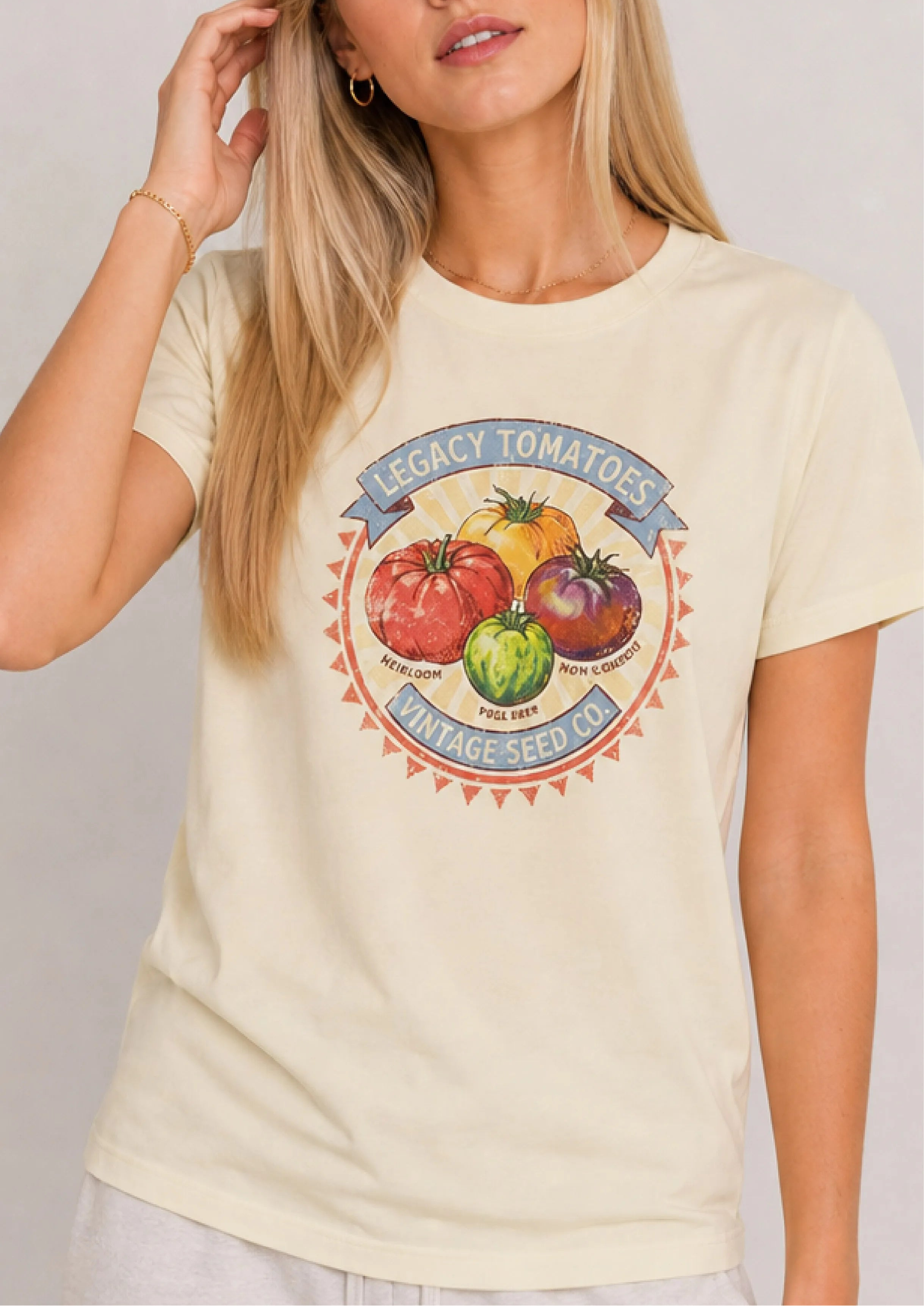 Legacy Tomatoes Cream Tee