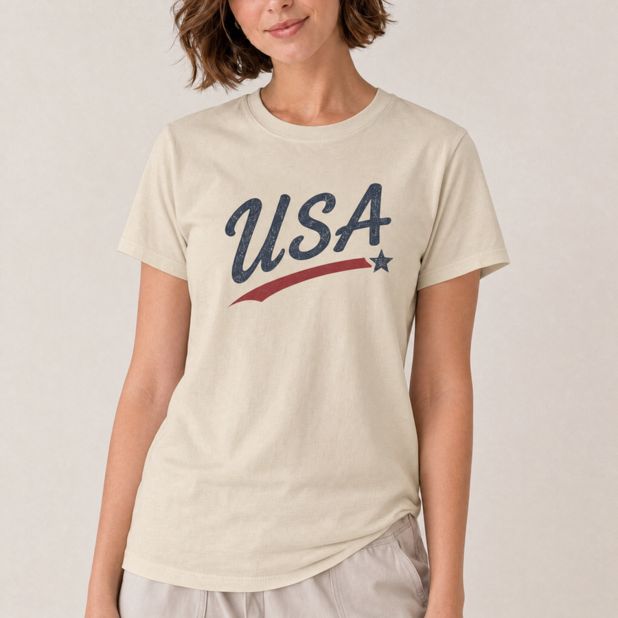 American Script Graphic Tee