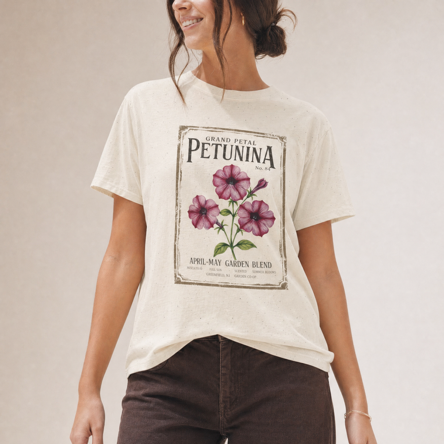 Grand Petal Petunia Graphic Tee