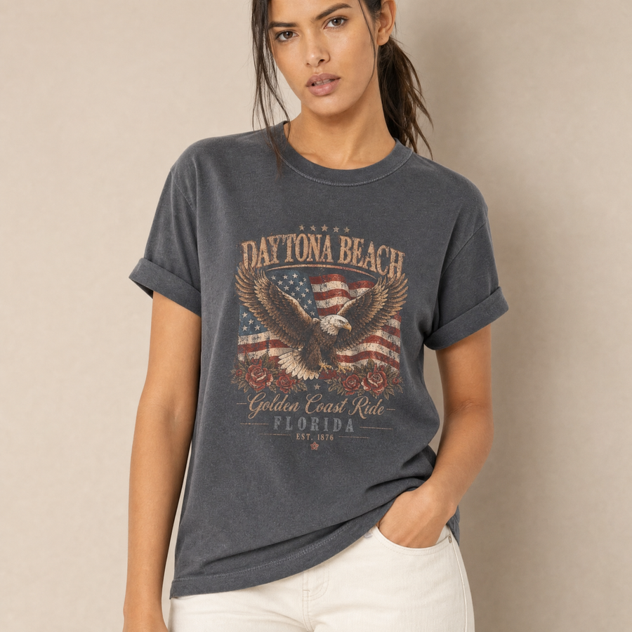 Daytona Beach Eagle Graphic Tee
