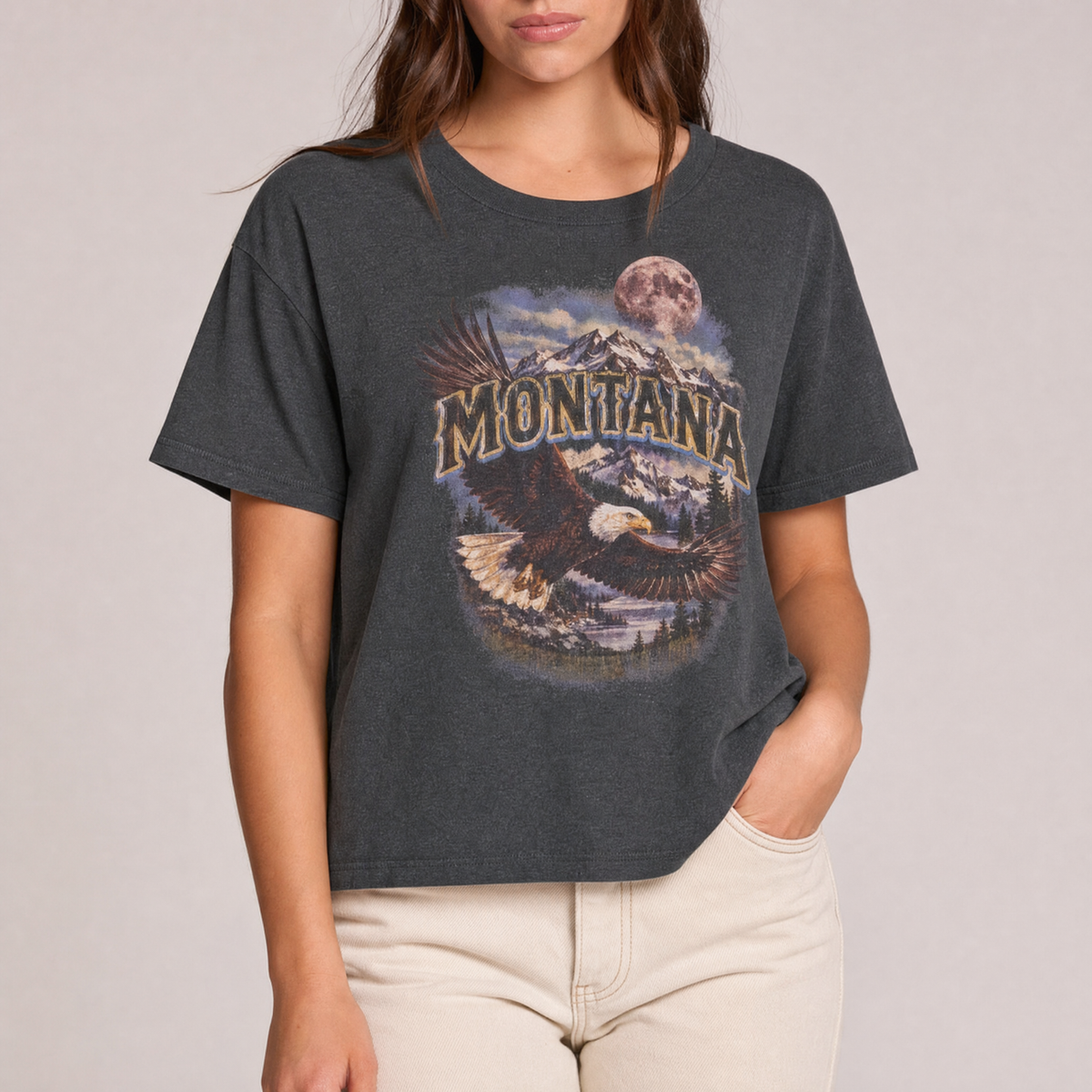 Montana Wilderness Eagle Graphic Tee