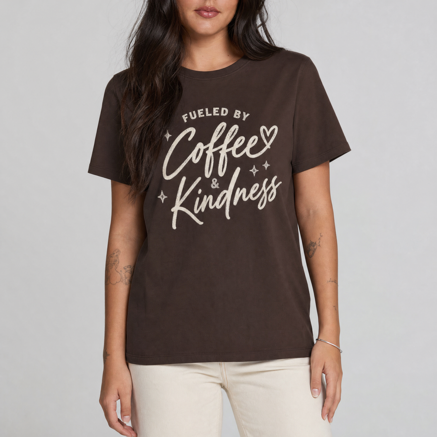 Fueled by Coffee & Kindness — Graphic Tee