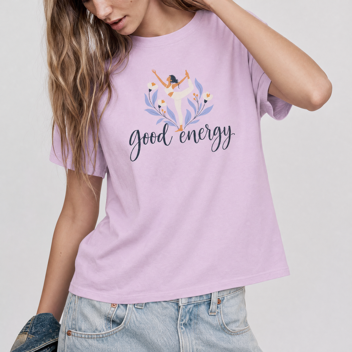 Good Energy Floral Graphic Tee
