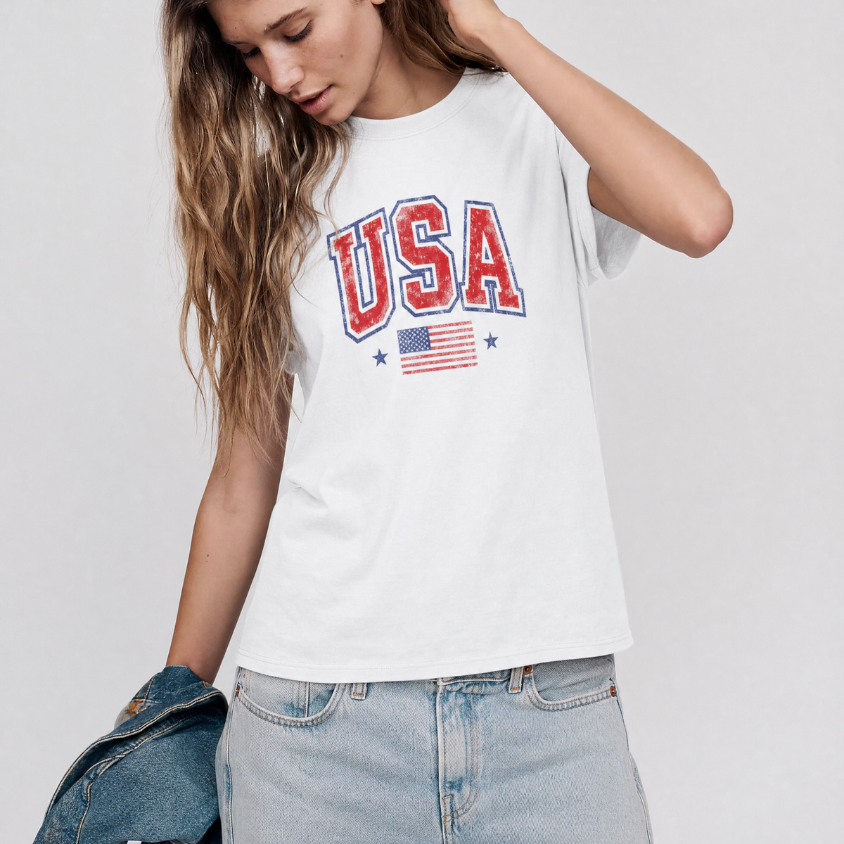 Vintage USA Collegiate Graphic Tee