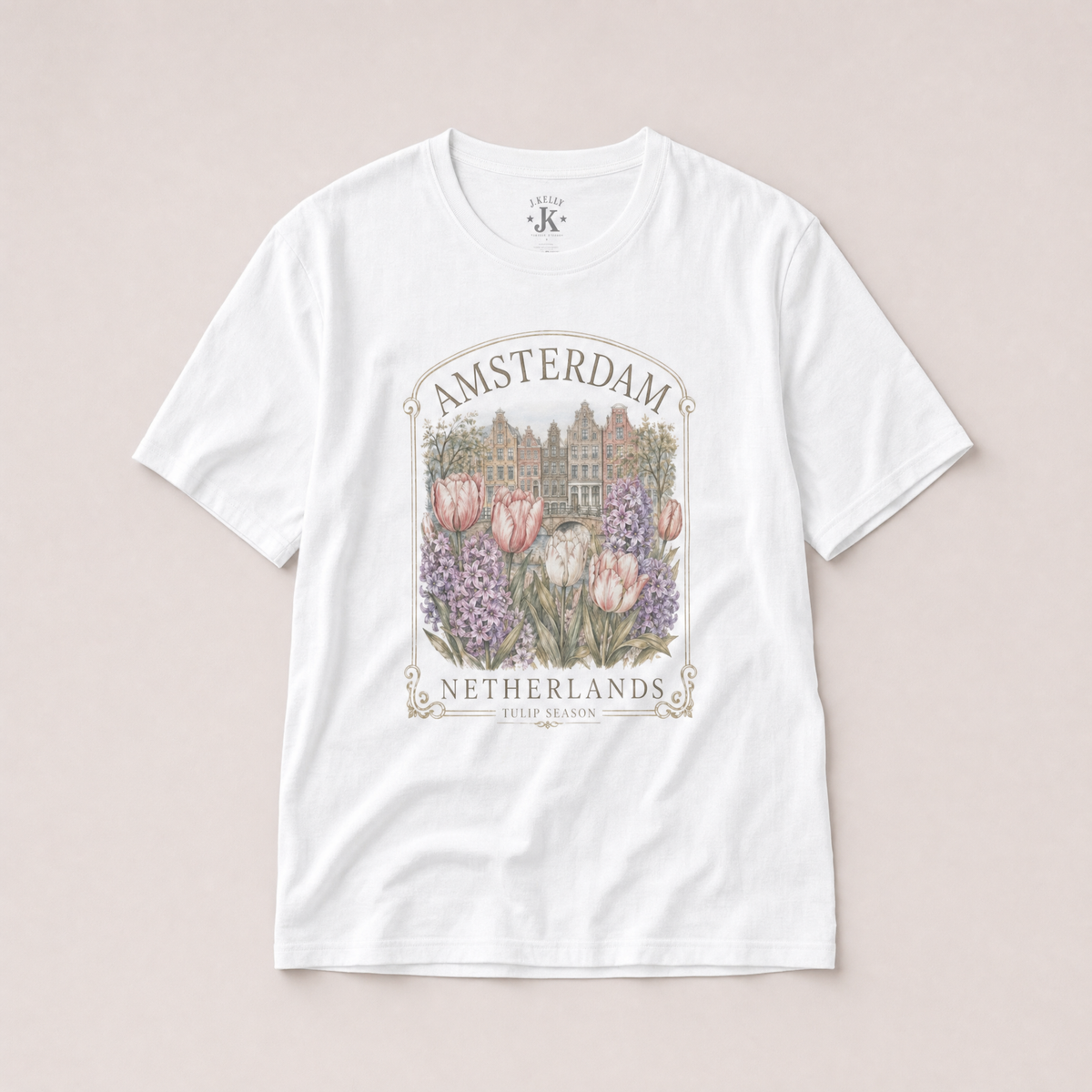 Amsterdam Tulip Garden graphic tee – view 2