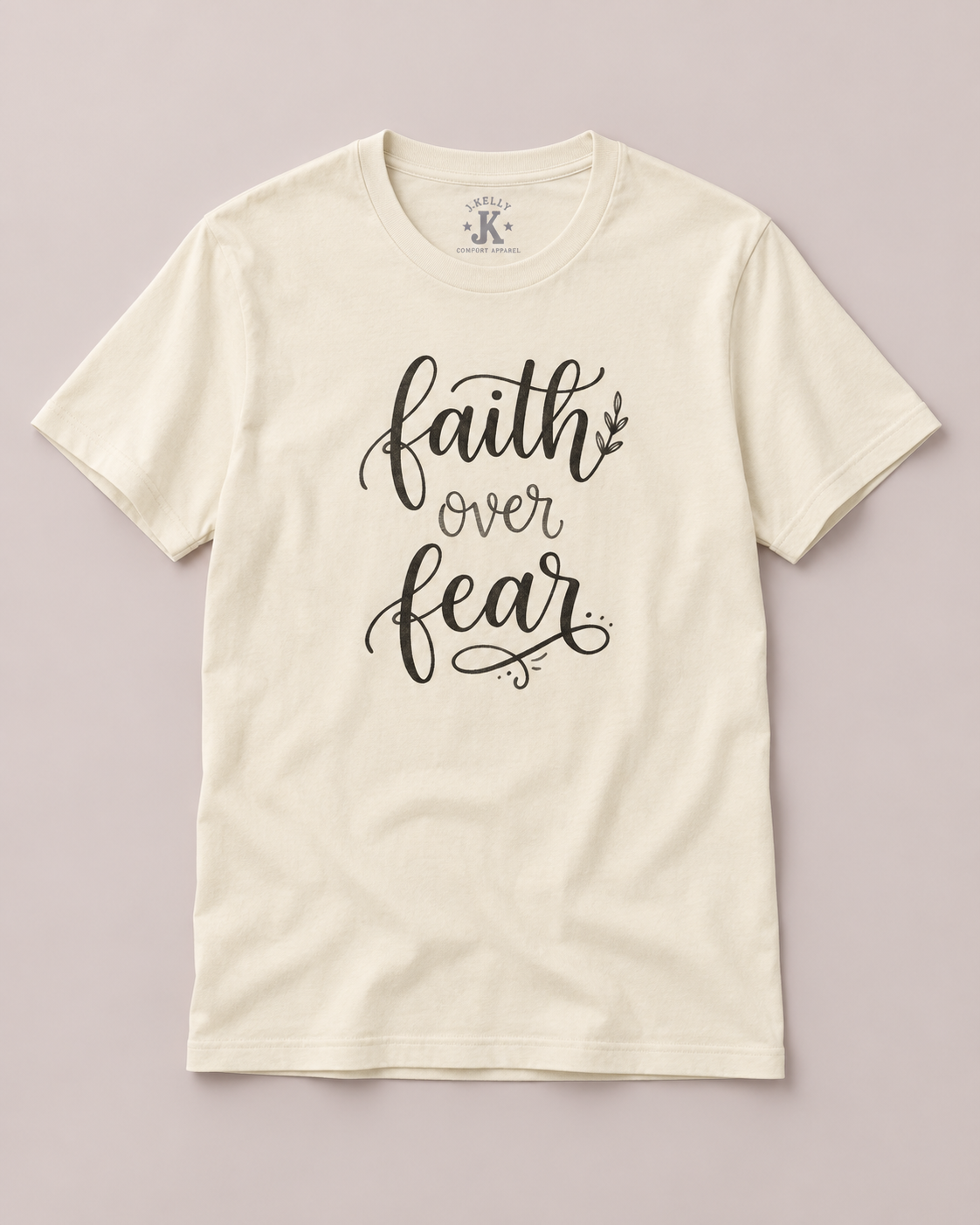 Faith Over Fear Christian Graphic Tee