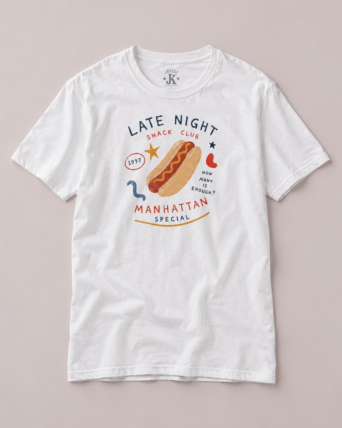 Late Night Manhattan Special Hot Dog T-Shirt