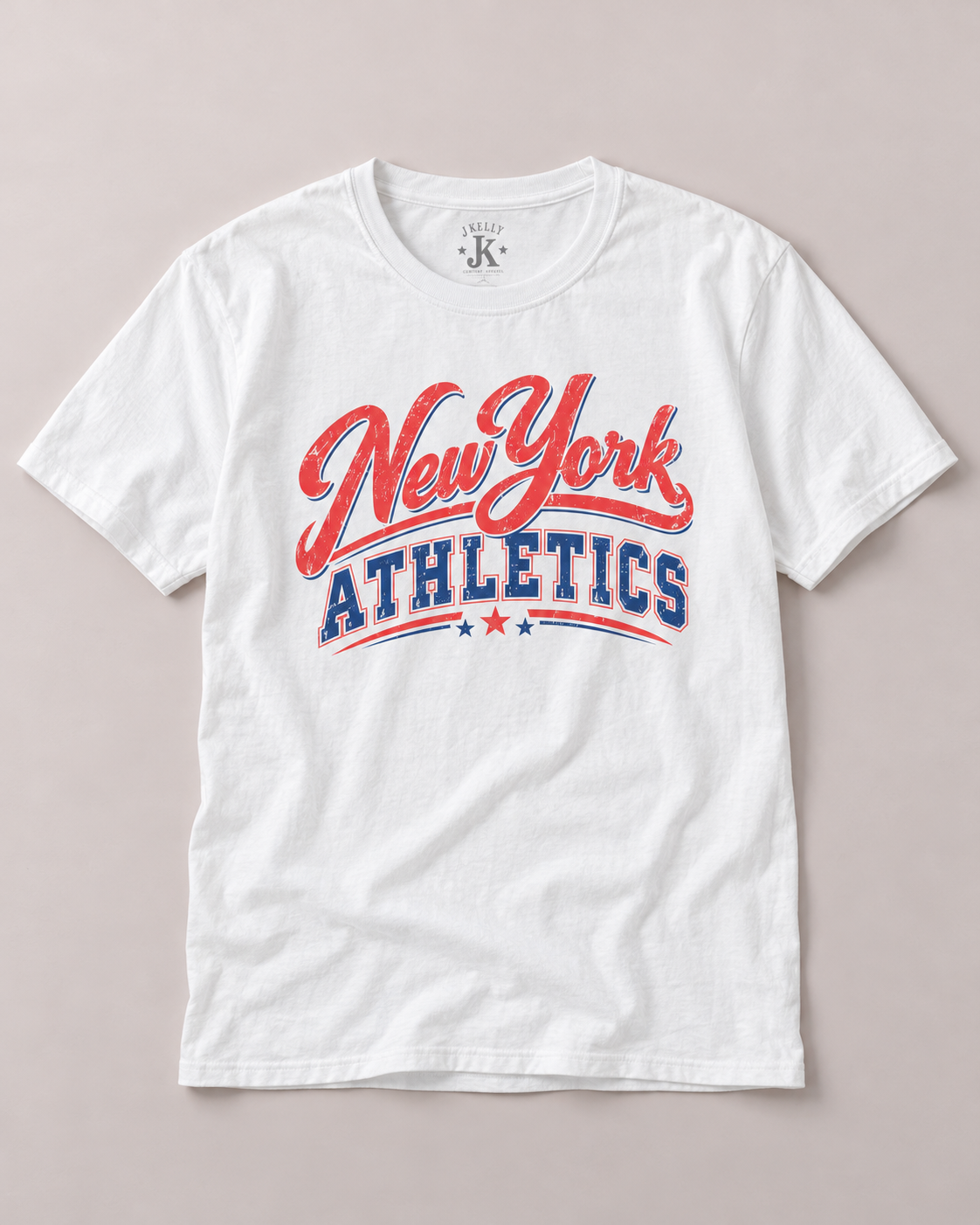 New York Athletics Graphic Tee – Vintage Varsity Sports Shirt
