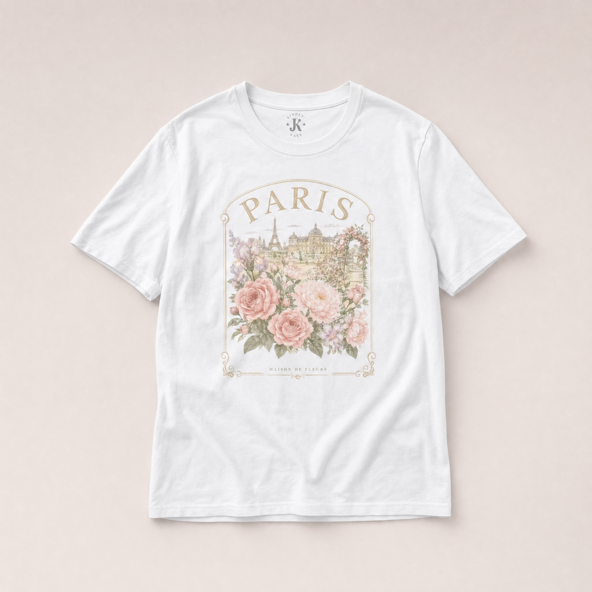 Paris Rose Garden graphic tee – view 2