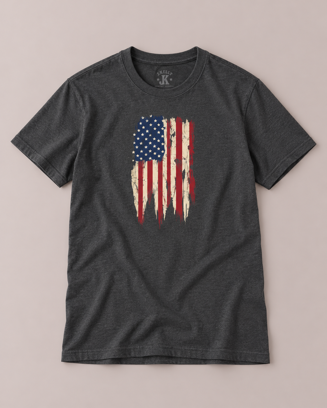 Vintage Distressed American Flag Graphic Tee