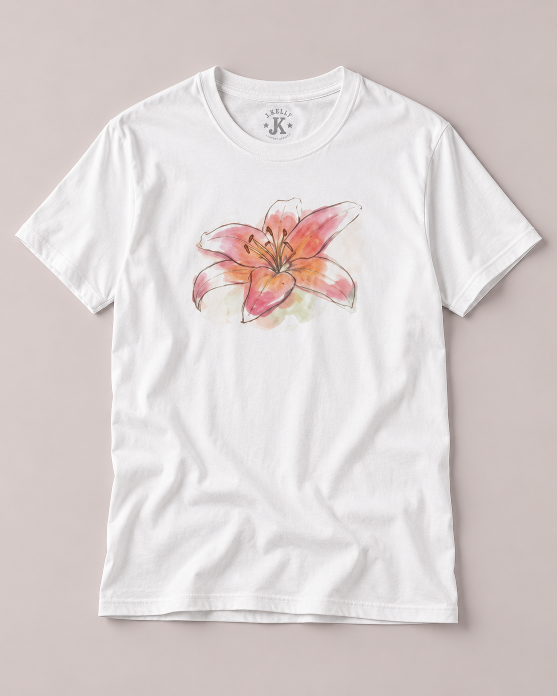 Watercolor Lily Graphic Tee